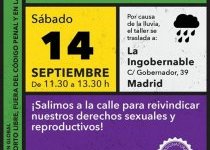 MADRID 14 SETIEMBRE EDUCACION SEXUAL 2019