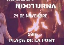 TARRAGONA MARXA NOCTURNA 24 NOVIEMBRE