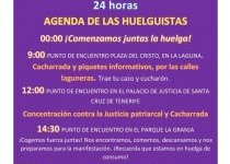 AGENDA HUELGUISTAS TENERIFE 8M2019